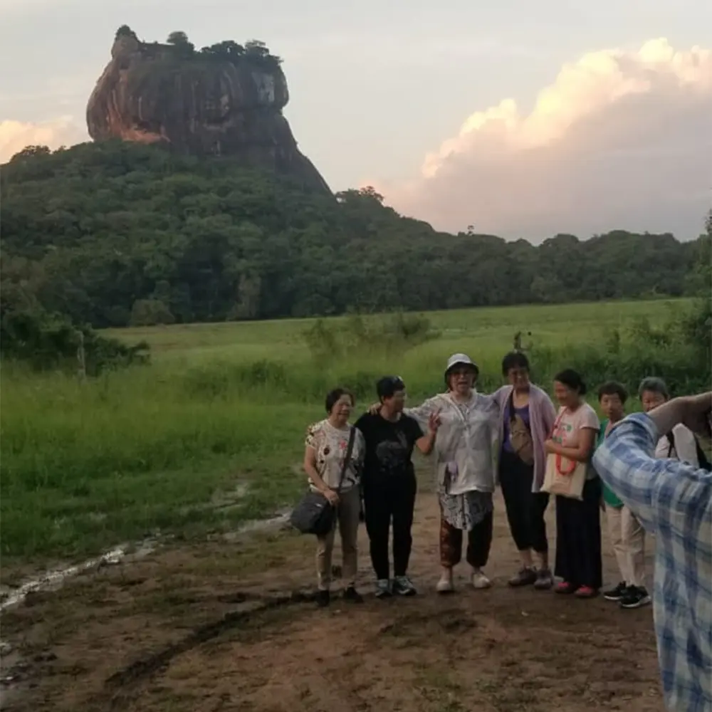 Guests at Sigiriya